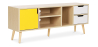 Buy Wooden TV Stand - Scandinavian Design - Haley  Yellow 59660 - prices