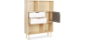 Buy Wooden Bookshelf - Scandinavian Design - Polani Natural wood 59648 at MyFaktory