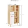 Buy Wooden Sideboard - Scandinavian Design - Large - Rion Natural wood 59646 with a guarantee
