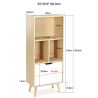 Buy Wooden Sideboard - Scandinavian Design - 4 compartments - Rion Natural wood 59647 - in the EU