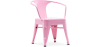 Buy Bistrot Metalix Kid Chair with armrest - Metal Pink 59684 - in the EU