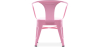 Buy Bistrot Metalix Kid Chair with armrest - Metal Pink 59684 in the Europe