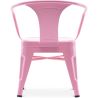 Buy Bistrot Metalix Kid Chair with armrest - Metal Pink 59684 in the Europe