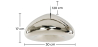 Buy Empty Pendant Lamp - 30cm - Chromed Metal Silver 58221 at MyFaktory