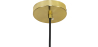 Buy Lucille Hanging Lamp - Metal and Glass Gold 59624 home delivery