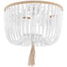 Buy Boho Bali Beaded Ceiling Lamp White 59828 - in the EU