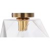 Buy Modern Glass & Metal Ceiling Lamp Transparent 59832 in the Europe