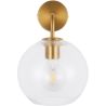 Buy  Globe Shaped Glass Shade Wall Sconce Transparent 59833 - in the EU
