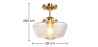 Buy Design Ceiling Lamp Transparent 59845 with a guarantee