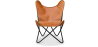 Buy Butterfly Chair - Premium Leather Brown 27808 - in the EU
