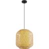 Buy Bamboo Ceiling Lamp - Boho Bali Style Pendant Lamp - Karen Natural wood 59855 - in the EU