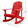 Buy Adirondack Rocking Chair Pastel yellow 59861 - in the EU