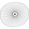 Buy Hanging Lamp Vertice - Metal - 140cm Black 59884 in the Europe