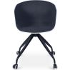 Buy White Padded Office Chair with Armrests and Wheels Dark grey 59887 - in the EU