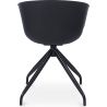 Buy Design Black Padded Office Chair with Armrests Dark grey 59890 home delivery