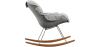Buy Scandinavian Design Padded Rocking Chair Grey 59895 in the Europe
