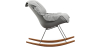 Buy Scandinavian Design Padded Rocking Chair Grey 59895 at MyFaktory
