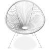 Buy Acapulco Chair - White Legs - New edition Black 59900 - in the EU
