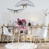 Buy Hanging Lamp Vertice - Metal - 80cm Black 59903 with a guarantee