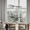 Buy Hanging Lamp Vertice - Metal - 80cm Black 59903 - in the EU