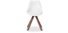 Buy Premium Scandinavian design Brielle chair with Cushion - Dark Legs White 59954 - prices