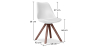 Buy Premium Scandinavian design Brielle chair with Cushion - Dark Legs White 59954 with a guarantee