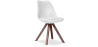 Buy Premium Scandinavian design Brielle chair with Cushion - Dark Legs White 59954 - in the EU