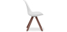 Buy Premium Scandinavian design Brielle chair with Cushion - Dark Legs White 59954 at MyFaktory