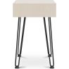 Buy Office Desk Table Wooden Design Hairpin Legs Scandinavian Style - Hakon Natural wood 59986 in the Europe