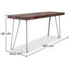 Buy Hairpin design Bench Turquoise 58437 home delivery