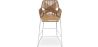 Buy Bar Stool Design Boho Bali Rattan Synthetic 75cm - Zane Natural wood 60005 - in the EU