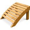 Buy Garden Chair Footrest Adirondack Wood Outdoor Furniture - Anela Red 60006 - prices