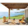 Buy Garden Table - Adirondack Wood Side Table  - Anela Natural wood 60007 in the Europe