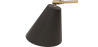 Buy Wall lamp with adjustable shade in scandinavian style, metal - Roser Black 60022 with a guarantee
