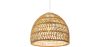 Buy Hanging Lamp Boho Bali Design Natural Rattan - 40 cm - Seam Natural wood 60044 - prices