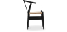 Buy X2 Dining Chair Scandinavian Design Wooden Cord Seat - Wish Black 60062 - prices