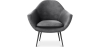 Buy Velvet upholstered armchair - Ora Dark grey 60087 - prices