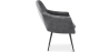 Buy Velvet upholstered armchair - Ora Dark grey 60087 at MyFaktory