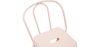 Buy Kid chair Bistrot Metalix Industrial Metal - New Edition Pink 60134 home delivery