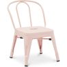 Buy Kid chair Bistrot Metalix Industrial Metal - New Edition Pink 60134 in the Europe