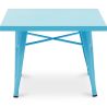 Buy Kid Table Bistrot Metalix Industrial Metal - New Edition Turquoise 60135 - in the EU