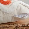 Buy Square Cotton Cushion Boho Bali Style (45x45 cm) cover + filling - Pineka Orange 60171 at MyFaktory