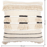 Buy Square Cotton Cushion in Boho Bali Style cover + filling - Joan White 60184 home delivery