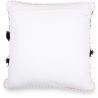 Buy Square Cotton Cushion in Boho Bali Style cover + filling - Safira Grey 60193 at MyFaktory