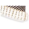 Buy Square Cotton Cushion in Boho Bali Style cover + filling - Safira Grey 60193 in the Europe