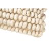 Buy Rectangular Cushion in Boho Bali Style, Wool cover + filling - Samantha White 60196 in the Europe