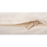 Buy Rectangular Cushion in Boho Bali Style, Wool cover + filling - Samantha White 60196 home delivery