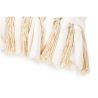 Buy Square Recycled yarn Cushion in Boho Bali Style cover + filling - Chloe White 60214 in the Europe