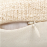 Buy Square Cotton Cushion in Boho Bali Style cover + filling - Clara Black 60223 home delivery