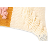 Buy Rectangular Cushion in Boho Bali Style, Wool cover + filling - Geraldine Pink 60231 at MyFaktory